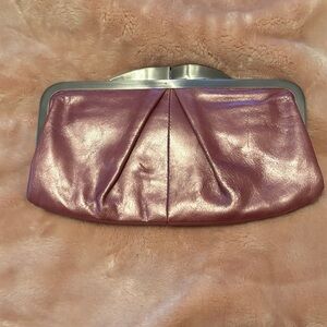 HOBO Metallic Pink Clutch